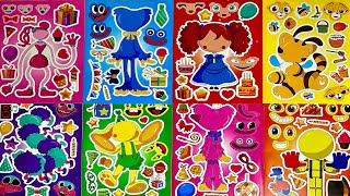 [ToyASMR] Decorate with Sticker Book Dress Up Poppy Playtime: PJ Pug - a - Pillar, The Player, etc