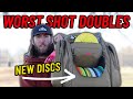 Worst Shot Doubles with Myself! | NEW DISCS!