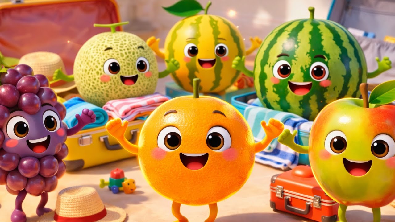 Sensory - Rainbow Dance Party! - Fun Video with colourful animation and music!🍉