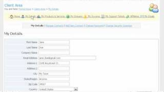 How to update your personal details in the client portal