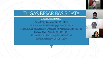 Presentasi Tugas Besar Sistem Basis Data "Database Hotel"