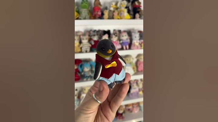 New VS. Old Penguin Dad Sylvanian Families #calicocritters #sylvanianfamilies #vintage #collection