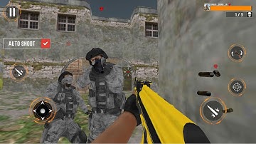 Real Commando Combat Shooter - Gameplay 1