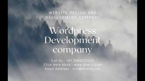 Wordpress Development Company Chennai : PHP Development Company Chennai | Website design trends 2022
