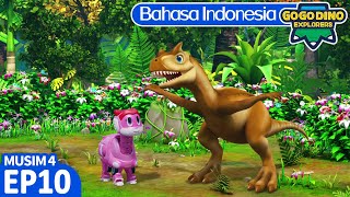 【GOGODINO EXPLORERS II】EP10 Allosaurus, Pemilik Suara Hebat | Kartun Anak | Lagu | Indonesia|Musim 4