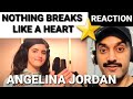 Nothing Breaks Like a Heart - Mark Ronson, Miley Cyrus - Angelina Jordan Cover - 1st time reaction!