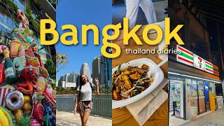 bangkok vlog! 🇹🇭 exploring, emsphere  + night market