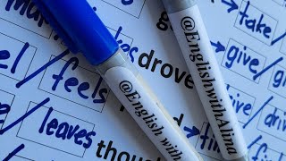 🎁 Past 👉 Present | A Different Way to Practice Irregular Verbs | English With Alina
