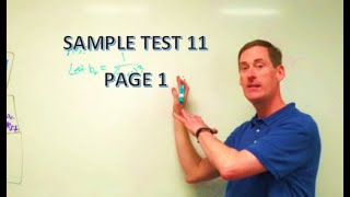 Wade's Virtual BC Calc class Sample Test 11, page 1 discussion
