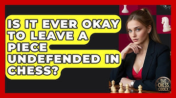 Is It Ever Okay To Leave A Piece Undefended In Chess? - The Chess Codex