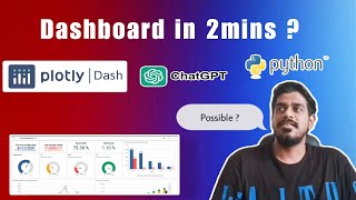 Dashboard in 2 mins with Chat-GPT | Plotly and Dash | Python