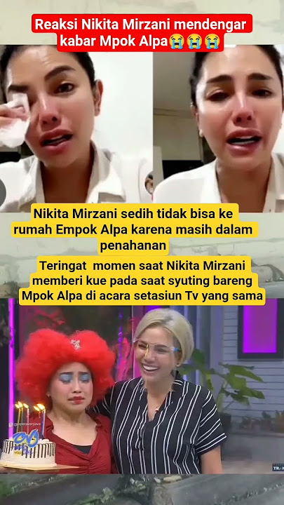REAKSI NIKITA MIRZANI DENGAR KABAR MPOK ALPA#beritaduka #artis#nikitamirzani#masukberanda