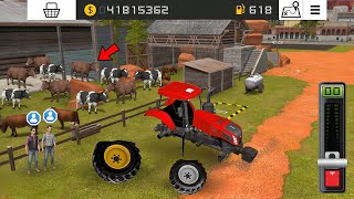 ट्रैक्टर की मरम्मत की ज़रूरत है! Fs18 मल्टीप्लेयर घास के गट्ठे बनाना और पुआल इकट्ठा करना | खेती स... screenshot 5