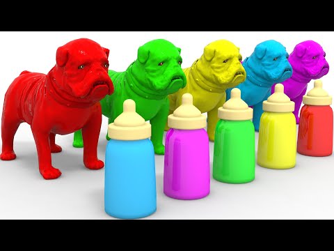 Baby Boss — Dance Monkey ( cute little kids Video ) -Choose The Right Milk Bottle  Run Game With Dog