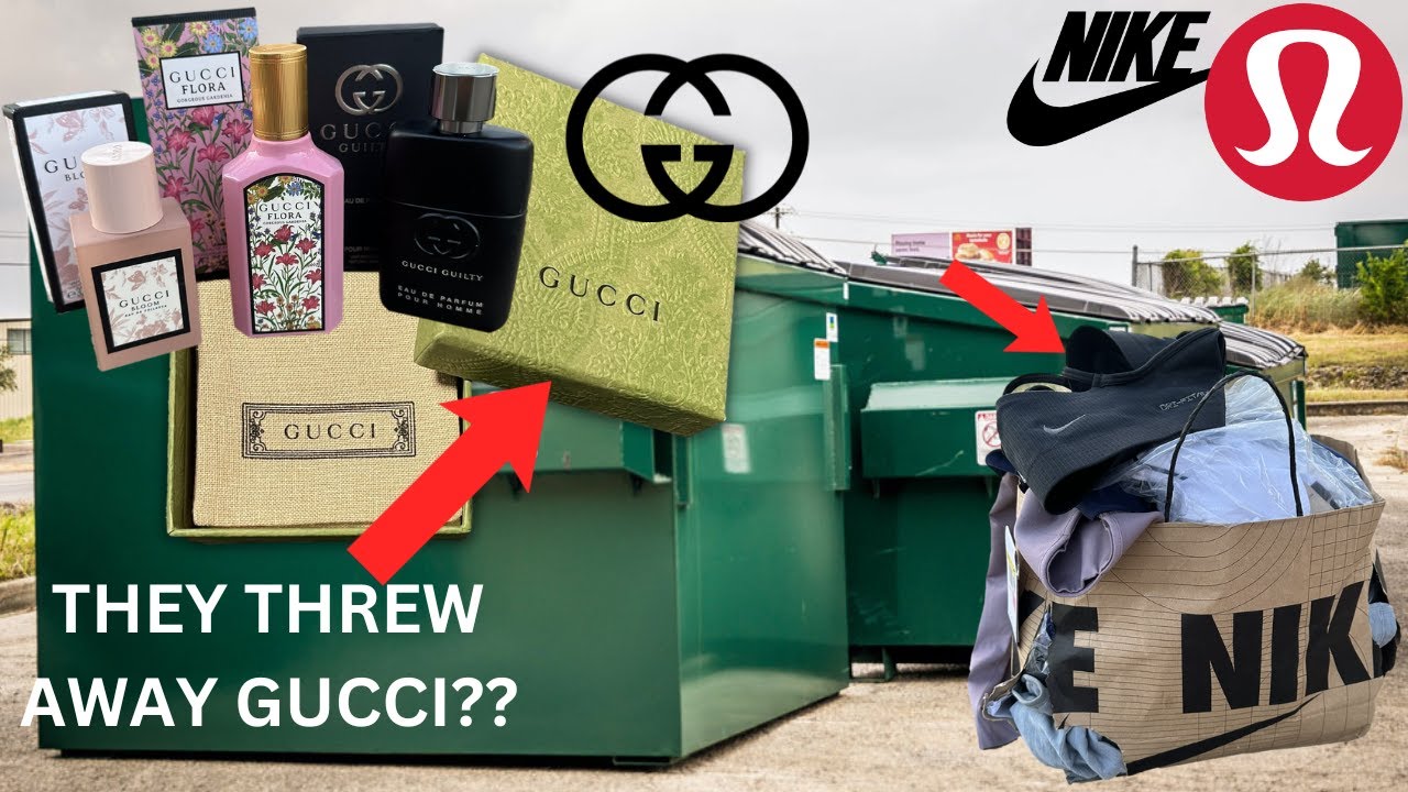 I Went Dumpster Diving And Found GUCCI & LULULEMON + INSANE NIKE JACKPOT!!!  