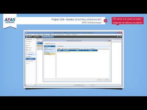 Project Self Service (inrichting sitebeheer)