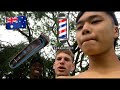 Asian kid gets a mullet😑~Oscar lee barbershop Ep1 {Perth Vlog}