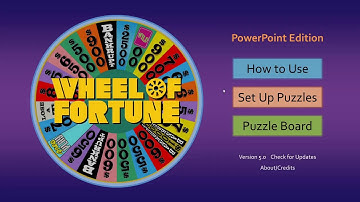 Wheel of Fortune for PowerPoint - Games by Tim