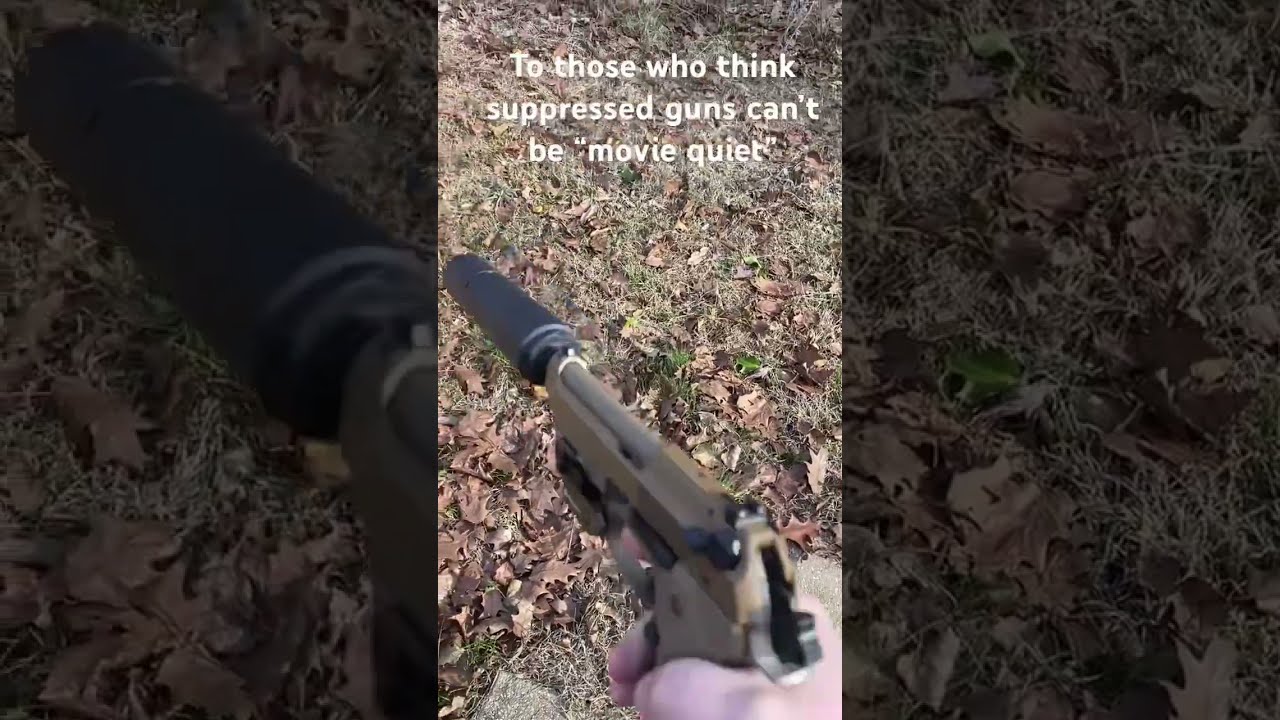 To Those Who Think Suppressors Can T Be Movie Quiet Beretta Deadair Suppressor