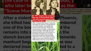 "The 'Scene Mu*de*er' America Can't Forget: Winnie Ruth Judd" #unknownfacts #history #shorts