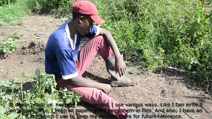 James Njogu - Young Kenyan Farmer