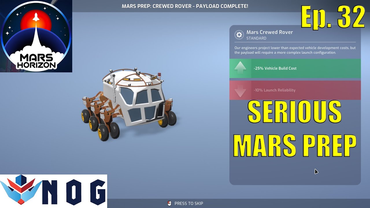 Mars Horizon Gameplay Ep32 | 4 Mars Prep Missions Prepping - YouTube