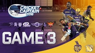 INTERNATIONAL CRICKET CAPTAIN 2016 | KOLKATA KNIGHT RIDERS IPL | GAME 3 (SRH VS KKR)