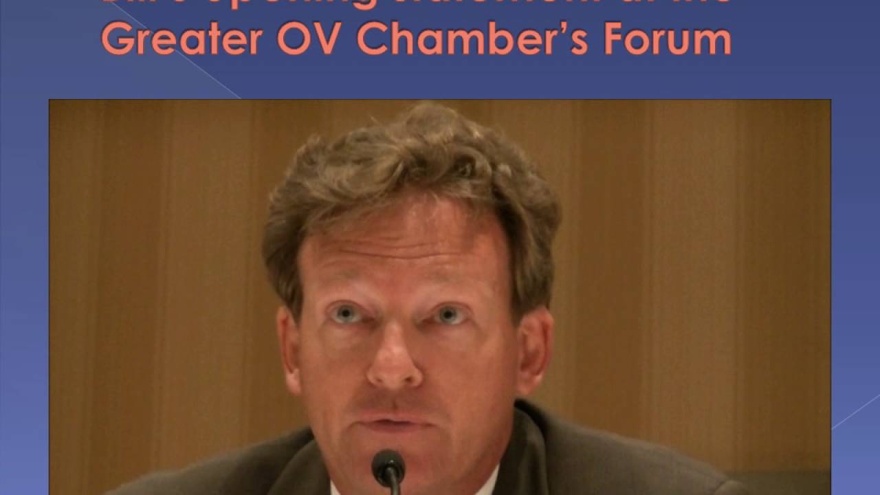 BILL GARNER Chamber of Commerce candidates forum opening speech YouTube