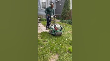 READ DESCRIPTION for more Benefits of Aerating the Lawn #Overseed #Aeration #LawnCare