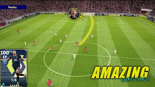 Amazing Long Shot  By Kylian Mbappe In Efootball 2023 Mobile 