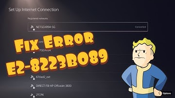 How To Fix PS5 Error E2-8223B089 - "Unable To Connect To The Server"
