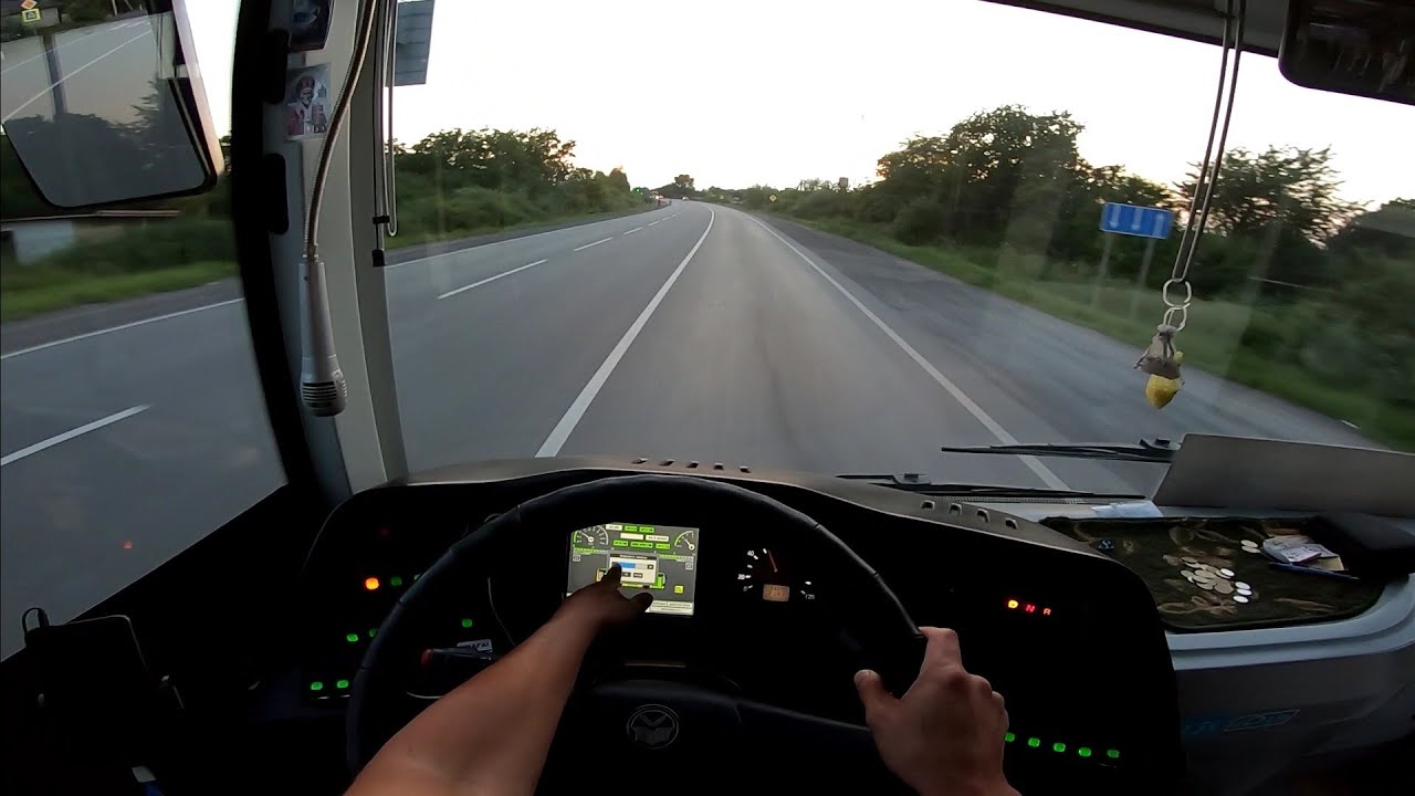 Еду на Электроне в депо. Глазами водителя автобуса