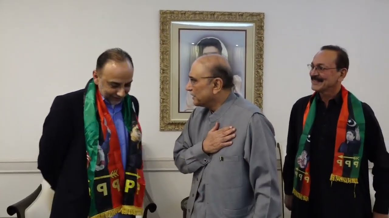 Asif Ali Zardari PPP met with MQM senior leader Anis Advocate and Raza Haroon joined the PPP.