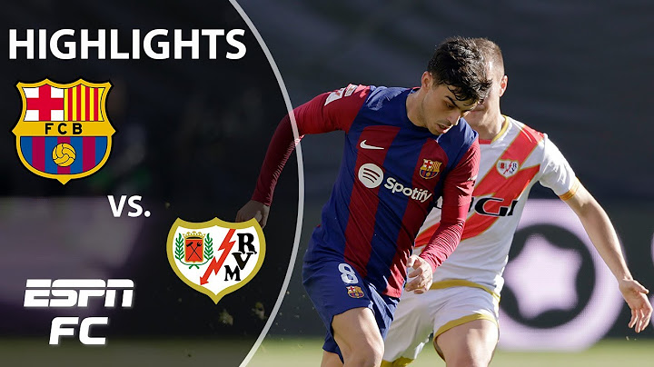 Rayo Vallecano vs. Barcelona | LALIGA Highlights | ESPN FC