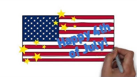 Free 4th of July Whiteboard Animation