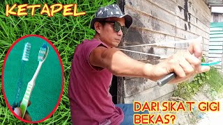 DIY Slingshot | Cara membuat ketapel tradisional dari sikat gigi