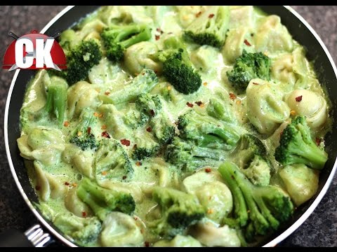 how-to-make-tortellini-in-creamy-pesto-sauce!