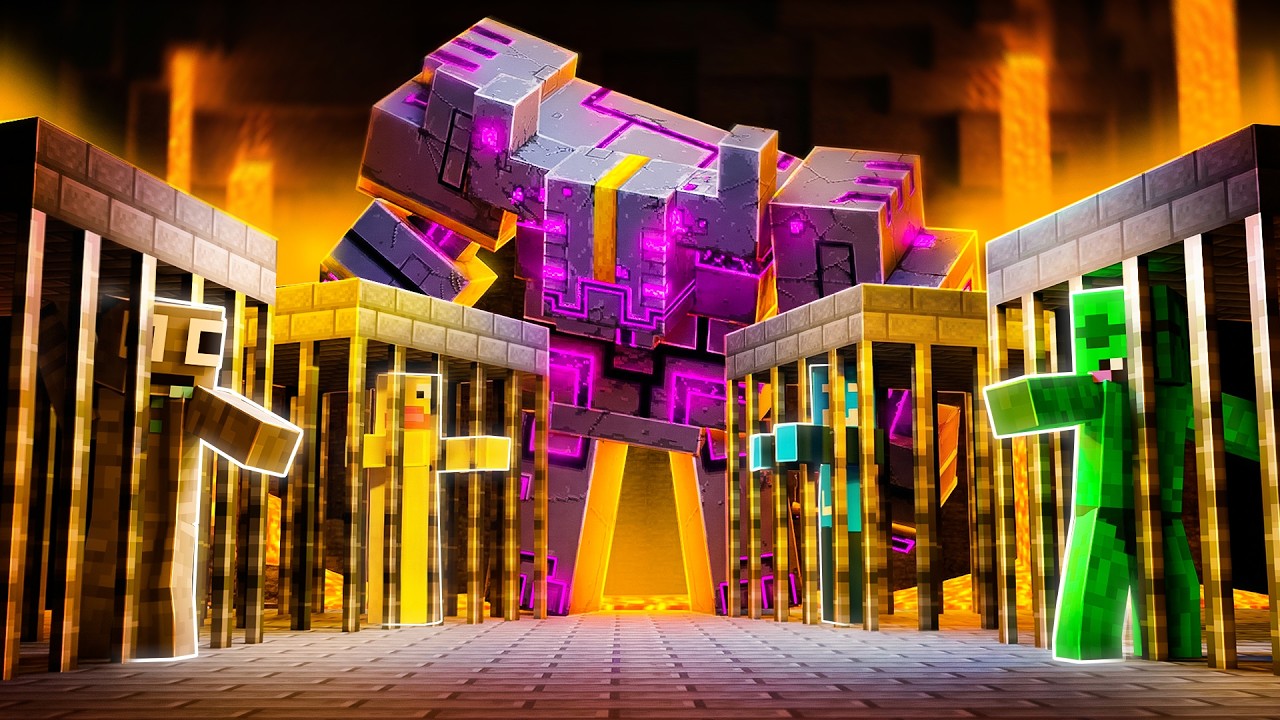 Minecraft But we Have to Escape Prison...