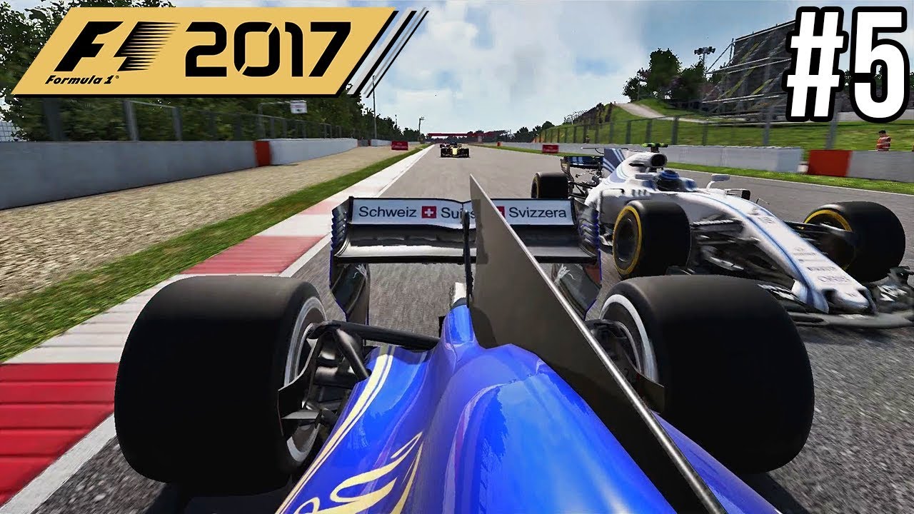 ALLEEN MAAR BLAUWE VLAGGEN - F1 2017 Career Mode #5 (Grand Prix: Spain)