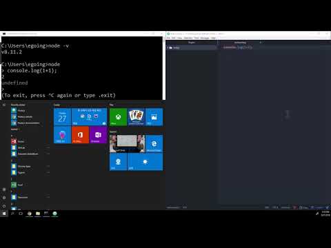 Nodejs - 3.1.설치 (Windows)