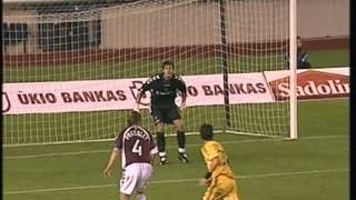 2006 (August 9) Hearts (Scotland) 1-AEK Athens (Greece) 2 (Champions League)