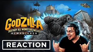 Roster Trailer REACTION! - Godzilla Destroy All Monsters Melee Remastered