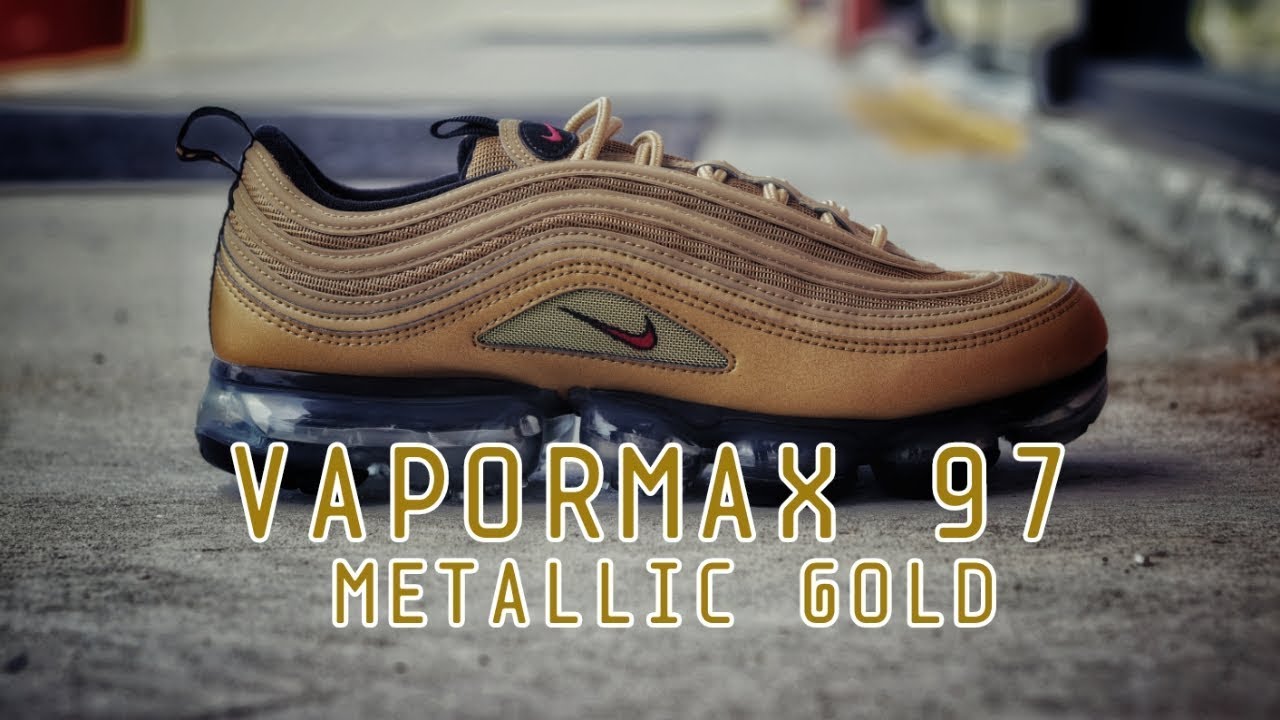 metallic gold vapormax 97