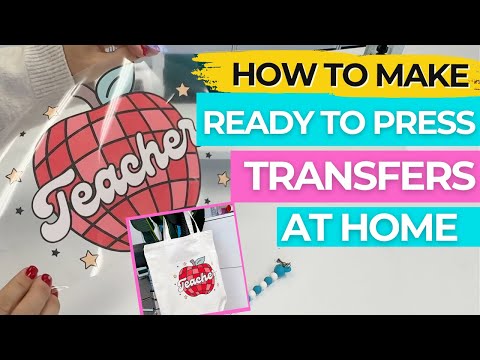 How to Print Ready to Press Heat Transfers at Home