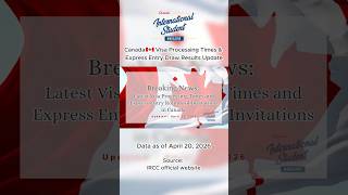 2026/04/20 Canada Visa Processing Times &amp; Express Entry Draw Results Update