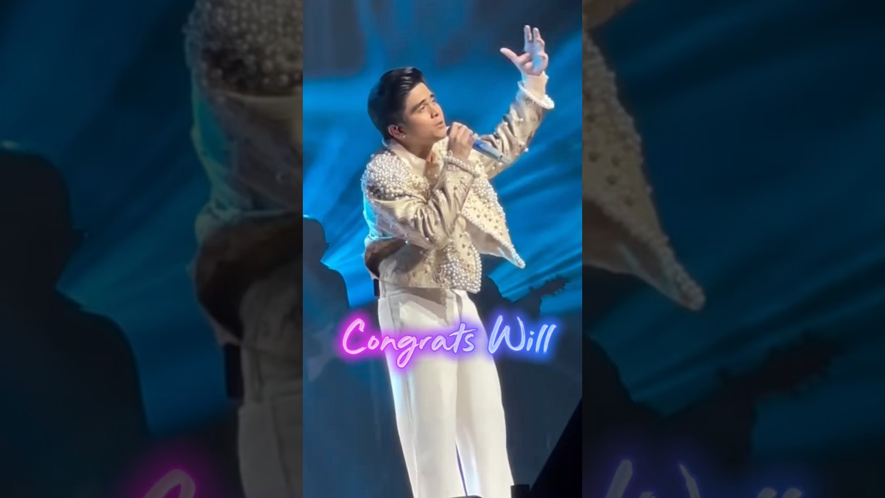 Proud of this guy, our Nations Son. Congrats on your concert 