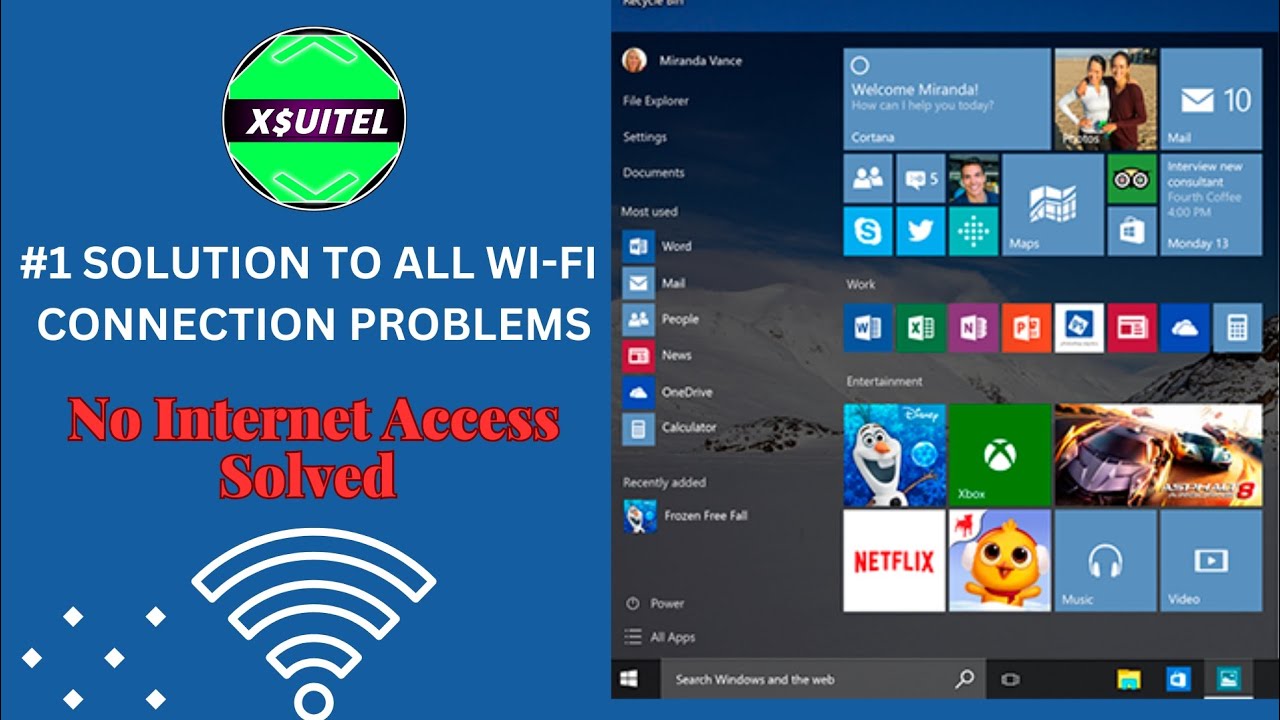 Stable Computer Internet Connection (Wi-Fi connected but no internet ...