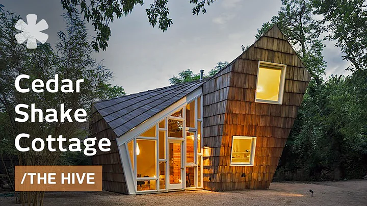 A backyard tiny home that expands beyond its surface
