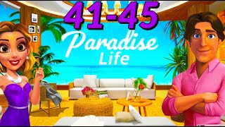 Paradise Life Home Design  level 41 45 gameplay android ios level 41 42 43 44 45 screenshot 5