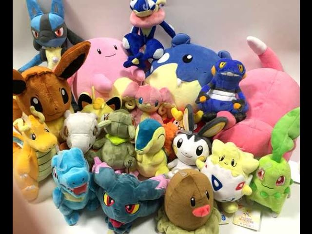 Japan Pokemon Center Shinx Vulpix Mewtwo Zorua San Ei Plushies